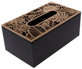 Drevená krabička na vreckovky, 24 x 14 x 10 cm