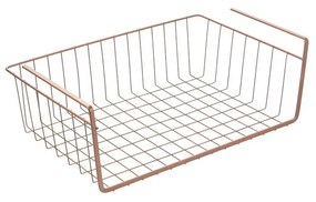 Závesná priehradka Metaltex v medenej farbe, dĺžka 40 cm