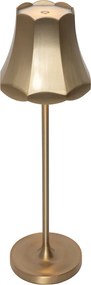 Retro stolná lampa zlatá nabíjateľná IP44 - Granny