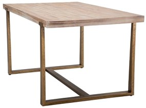 Jedálenský stôl v prírodnej farbe 150x90 cm Ankara – Mauro Ferretti