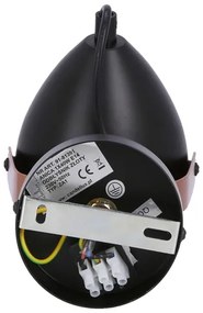 Bodové svietidlo ANICA 1xE14/40W/230V čierna/medená