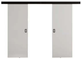 Posuvné dvere CABANA DUO, 172x205x1,6, biela