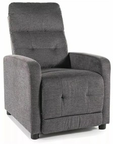 Polohovací křeslo OTUS Brego tmavě šedé