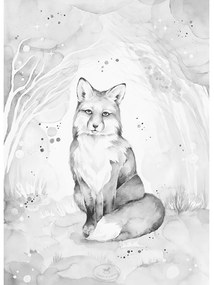 Plakát liška 50x70cm