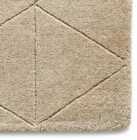 Béžový vlnený koberec Think Rugs Kasbah, 150 x 230 cm