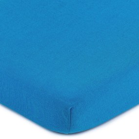 4Home jersey prestieradlo tmavomodrá, 90 x 200 cm