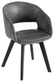 Stolička Nordic Star starožitná šedá