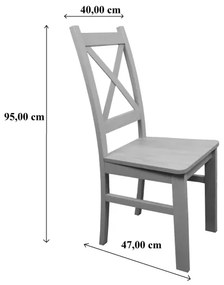 Jedálenská stolička NATE čierna