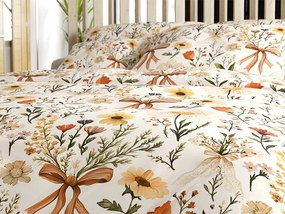 Krepové obliečky FLORAL RIBBON POLY farebné Rozmer obliečky: 70 x 90 cm | 140 x 200 cm