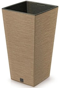 Kvetináč Furu štvorec Eco Wood 350 – natura eco