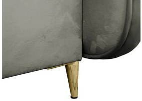 Manželská posteľ 180 cm Ombre  (sivá). Vlastná spoľahlivá doprava až k Vám domov. 1122761