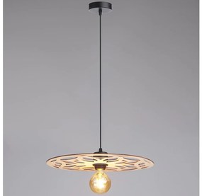 Luster na lanku FALCO 1xE27/60W/230V pr. 40 cm béžová