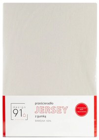 JERSEY PRESTIERADLO 200X220 CM, VÝŠKA 30 CM BÉŽOVÉ