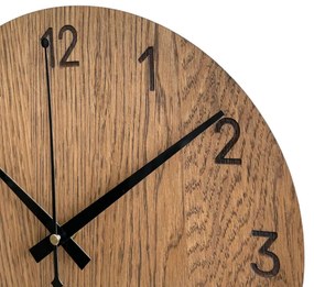 Nástenné hodiny z dubového dreva – moderný minimalistický dizajn | SENTOP MAS002-A-akcia20