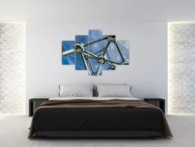 Obraz - atómium v Bruseli (150x105 cm)