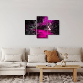 Obraz - Ružový les (90x60 cm)