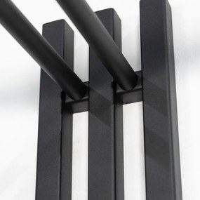 Čierny kovový nástenný vešiak 65 cm Senza – Spinder Design