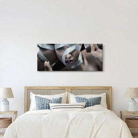 Obraz ženy so stuhou (120x50 cm)