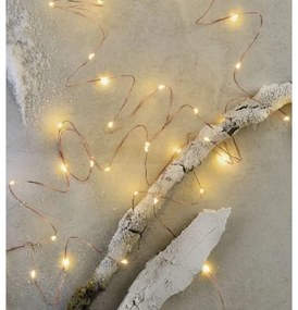 LED Vianočná vonkajšia reťaz 100xLED/15m IP44 teplá biela