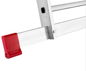 Hliníkový trojdielny výsuvný rebrík VENBOS HOBBY, 3x10 priečok, 6,21 m