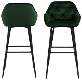 Barová stolička Brooke zelená