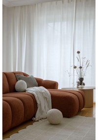 Terakotová rohová pohovka (pravý roh/s leňoškou) Shell – Miuform