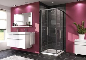 Huppe Next sprchový kút štvorec 90x90 cm hüppe 140103.069.322