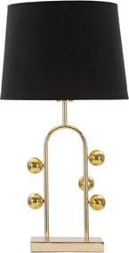 Stolná lampa Bubble 61 cm čierno-zlatá