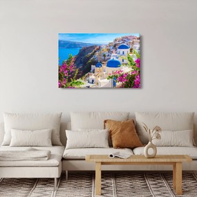 Obraz - Santorini, Grécko (90x60 cm)
