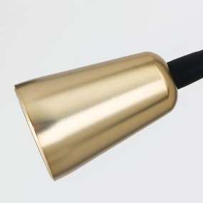 Orion - Stmievateľná flexibilná nástenná lampička DOTTY 1xGU10/10W/230V čierna/mosadz