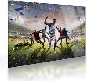 Sklenený obraz - Futbal (70x50 cm)