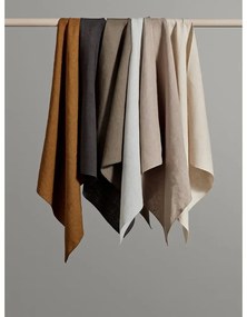 Čierny ľanový obrúsok Blomus, 42 x 42 cm