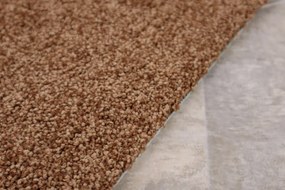 Vopi, AKCIA: 96x160 cm Metrážny koberec Capri medený - neúčtujeme odrezky z role, šíře, hnedá, ab (mriežka), chodba / predsieň