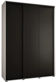 Skriňa 45 Canaris 1 200 biela/čierna/čierna