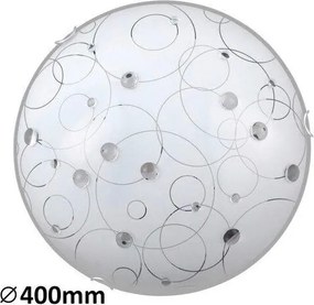 XXXLutz STROPNÉ SVIETIDLO, 40/9.5/40 cm - Interiérové svietidlá - 006264077002