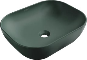Mexen ROSA umývadlo, 50x40 cm, tmavo-zelená, 21095047