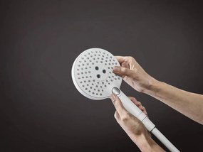 Hansgrohe Raindance Select S, Showerpipe 240 1jet PowderRain s termostatom, matná biela, HAN-27633700