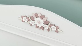 Štvordverová šatníková skriňa Ballerina - biela