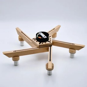 Prisadený luster ANTONIO 5xE14/40W/230V dub