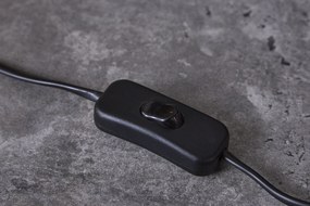 Stolná lampa mramorová 55cm čierny RÁM