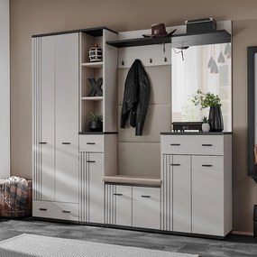 Predsieňový nábytok Hugo VIII Cc Hg8+P2 Vankúš Kašmír/Čierna