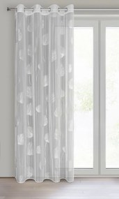 ZÁCLONA NA KRÚŽKOCH HELEN 140X260 CM LISTY