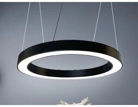 LED Luster na lanku LED/50W/230V 4000K pr. 100 cm čierna