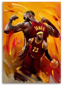 Gario Obraz na plátne LeBron James - Dmitry Belov Rozmery: 80 x 120 cm
