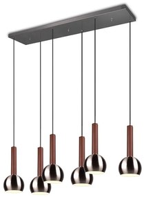 Čierne závesné svietidlo Ciliana – CINQUE