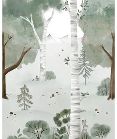Detská tapeta 200 cm x 248 cm Birch Forest – Lilipinso