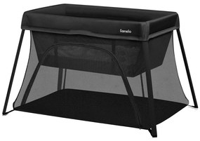 Lionelo - Cestovná postieľka 3v1 ALICE čierna