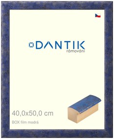 DANTIK rám na obraz 40x50 | BOX film modrá (Plexi Čiré)