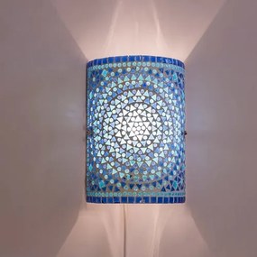 Mosaic lampa nástenná s káblom orient Cylinder SKY 17*26