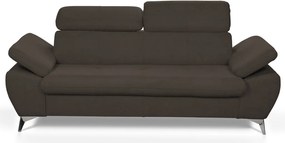 Trojsedák Gisele, tmavo hnedá espresso látka